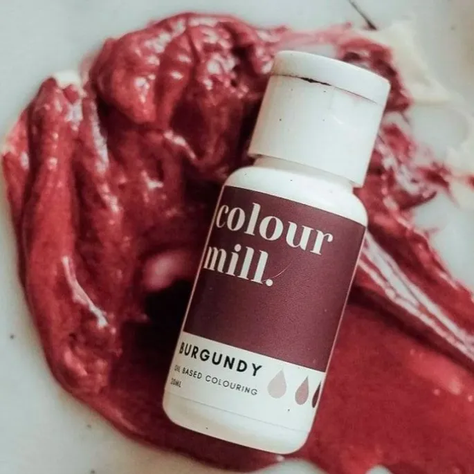 Colorante liposoluble gel borgoña 20 ml - Colour Mill