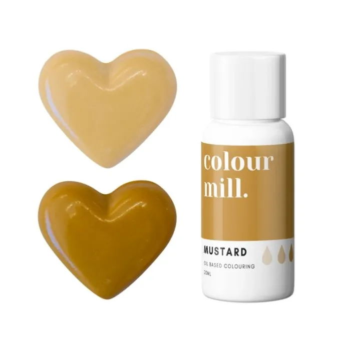 Colorante liposoluble gel marrón mostaza 20 ml - Colour Mill