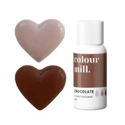 Colorante liposoluble gel marrón chocolate 20 ml - Colour Mill