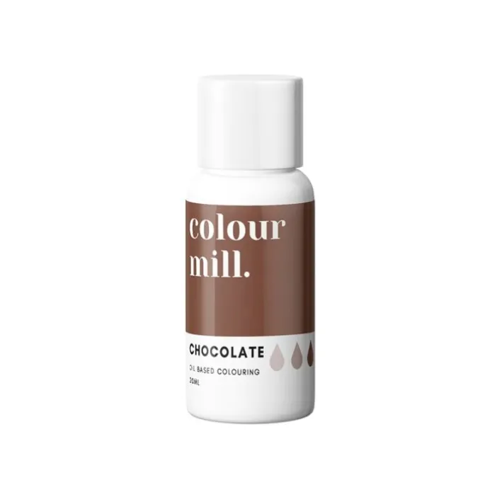 Colorante liposoluble gel marrón chocolate 20 ml - Colour Mill
