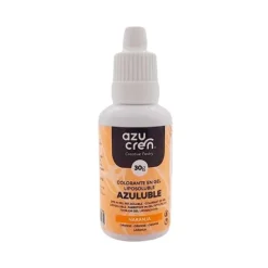 Colorante liposoluble gel naranja Azuluble 30 g - Sin gluten - Azucren