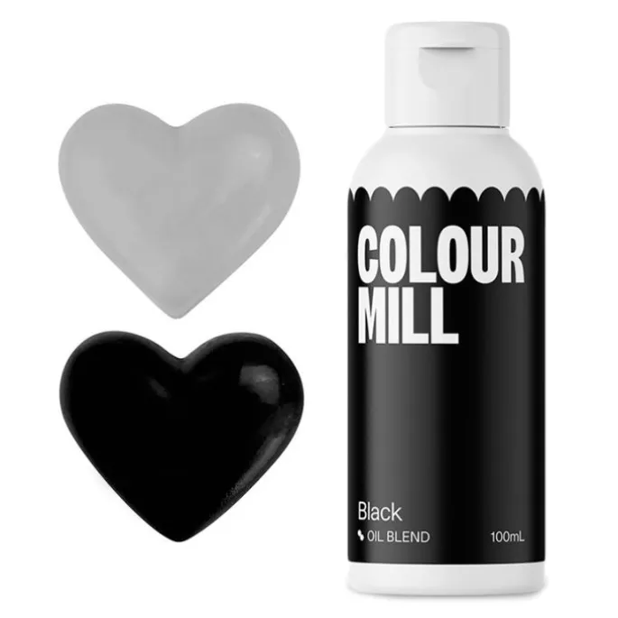 Colorante liposoluble gel negro 100 ml - Colour Mill