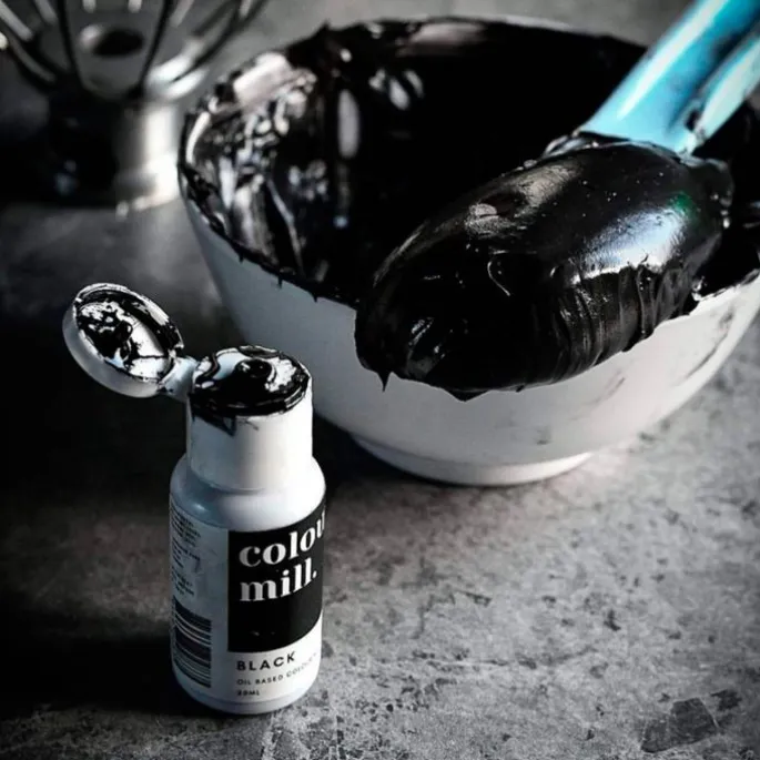 Colorante liposoluble gel negro 20 ml - Colour Mill