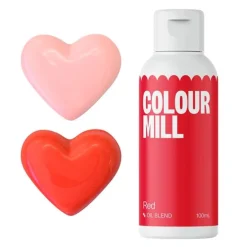 Colorante liposoluble gel rojo 100 ml - Colour Mill