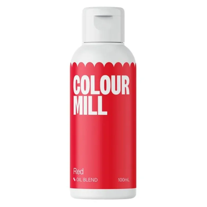 Colorante liposoluble gel rojo 100 ml - Colour Mill
