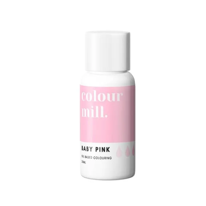 Colorante liposoluble gel rosa bebé 20 ml - Colour Mill