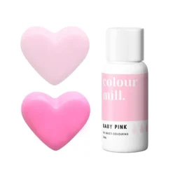 Colorante liposoluble gel rosa bebé 20 ml - Colour Mill