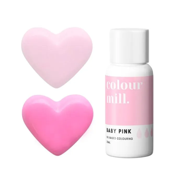 Colorante liposoluble gel rosa bebé 20 ml - Colour Mill