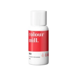 Colorante liposoluble gel rojo 20 ml - Colour Mill