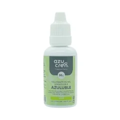 Colorante liposoluble gel verde lima Azuluble 30 g - Sin gluten - Azucren