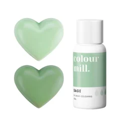 Colorante liposoluble gel verde sage 20 ml - Colour Mill