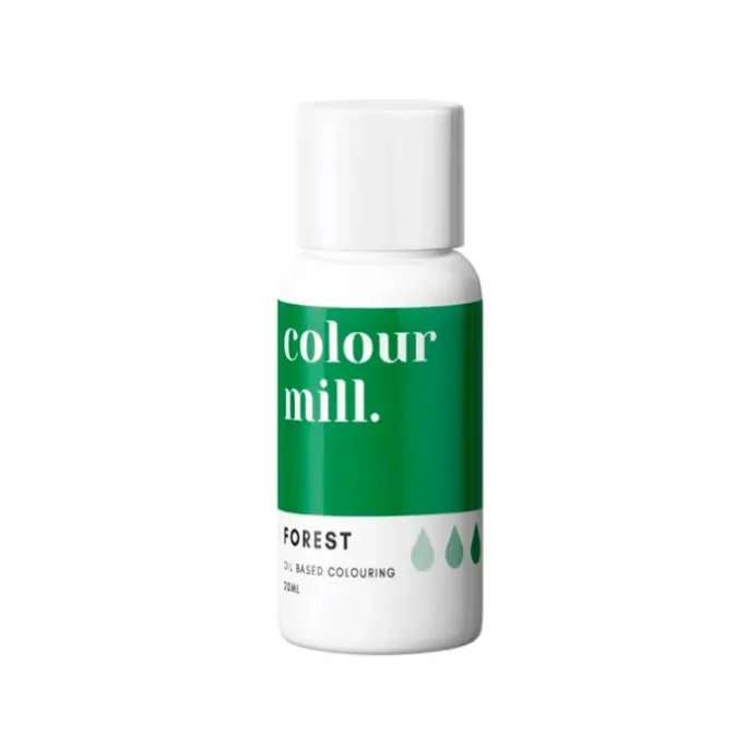 Colorante liposoluble gel verde bosque 20 ml - Colour Mill