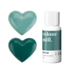 Colorante liposoluble gel verde océano 20 ml - Colour Mill