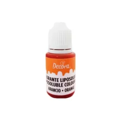 Colorante liposoluble líquido para chocolate naranja 15 g - Decora