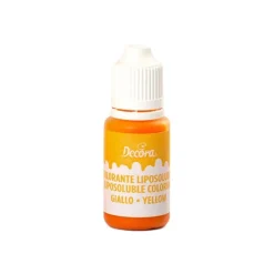 Colorante liposoluble líquido para chocolate amarillo 15 g - Decora