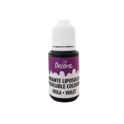 Colorante liposoluble líquido para chocolate violeta 15 g - Decora