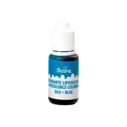 Colorante liposoluble líquido para chocolate azul 15 g - Decora