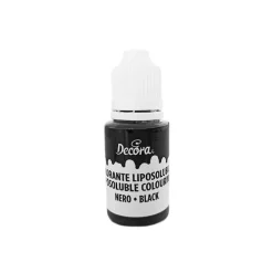 Colorante liposoluble líquido para chocolate negro 15 g - Decora