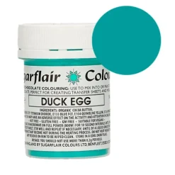 Colorante liposoluble para chocolate azul huevo de pato 35 g - Sin gluten - Sugarflair
