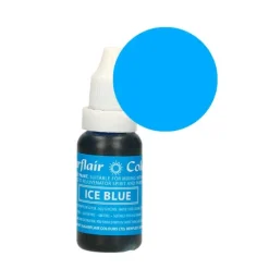 Colorante líquido azul hielo 14 ml - Sin gluten - Sugarflair