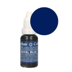 Colorante líquido azul real 14 ml - Sin gluten - Sugarflair