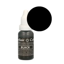 Colorante líquido negro 14 ml - Sin gluten - Sugarflair