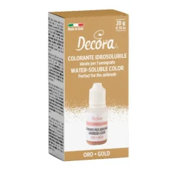 Colorante líquido para aerógrafo oro metalizado 20 g - Decora