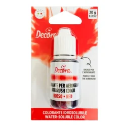 Colorante líquido para aerógrafo rojo 20 g - Decora