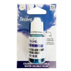 Colorante líquido para aerógrafo azul 20 g - Decora