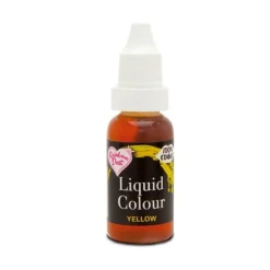 Colorante líquido y para aerógrafo Liquid Colour amarillo 19 gr - Rainbow Dust
