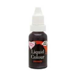 Colorante líquido y para aerógrafo Liquid Colour naranja 19 gr - Rainbow Dust