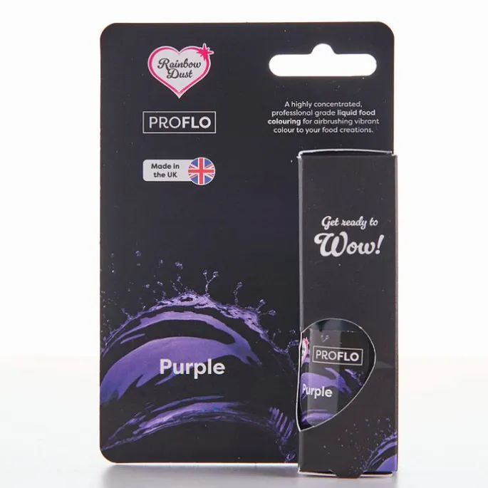 Colorante líquido y para aerógrafo ProFlo púrpura 19 gr - Rainbow Dust