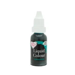 Colorante líquido y para aerógrafo Liquid Colour turquesa 19 gr - Sin gluten - Rainbow Dust