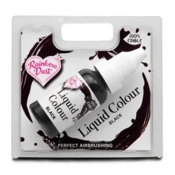 Colorante líquido y para aerógrafo Liquid Colour negro 19 g - Rainbow Dust