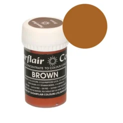Colorante marrón pastel 25 g - Sin gluten - Sugarflair