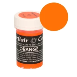 Colorante naranja pastel 25 g - Sin gluten - Sugarflair