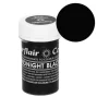 Colorante negro medianoche 25 g - Sin gluten - Sugarflair