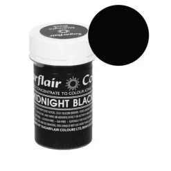 Colorante negro medianoche 25 g - Sin gluten - Sugarflair