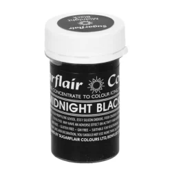 Colorante negro medianoche 25 g - Sin gluten - Sugarflair