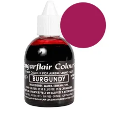 Colorante para aerógrafo burdeos 60 ml - Sin gluten - Sugarflair