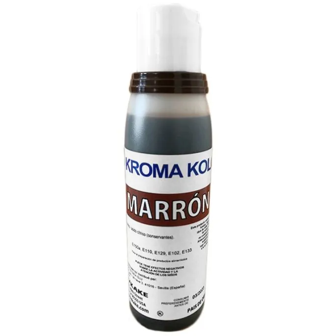 Colorante para aerógrafo marrón 118 ml - Sin gluten - Kopykake