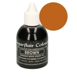 Colorante para aerógrafo marrón 60 ml - Sin gluten - Sugarflair