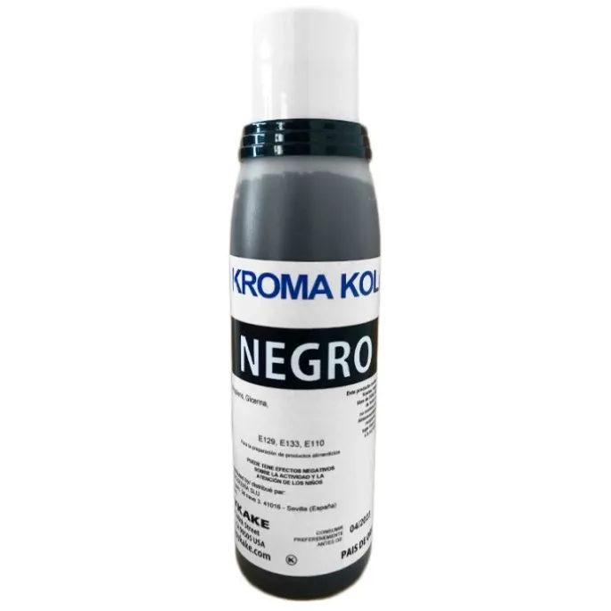 Colorante para aerógrafo negro 118 ml - Sin gluten - Kopykake