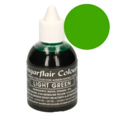 Colorante para aerógrafo verde claro 60 ml - Sin gluten - Sugarflair