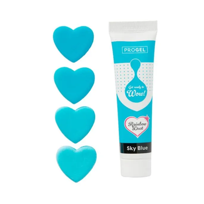 Colorante ProGel azul cielo 25 g - Rainbow Dust