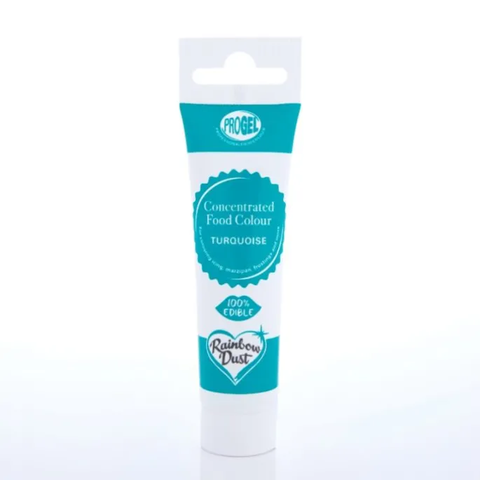 Colorante ProGel azul turquesa 25 g - Rainbow Dust