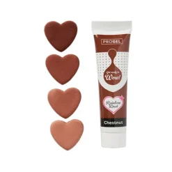 Colorante ProGel marrón castaño 25 g - Rainbow Dust