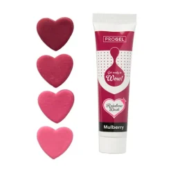 Colorante ProGel mora / rojo vino 25 g - Rainbow Dust