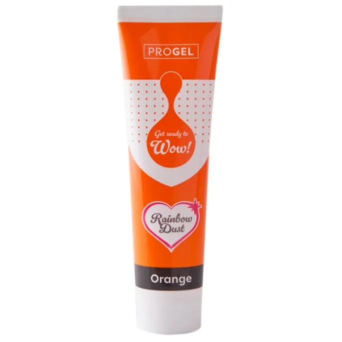 Colorante ProGel naranja 100 g - Rainbow Dust