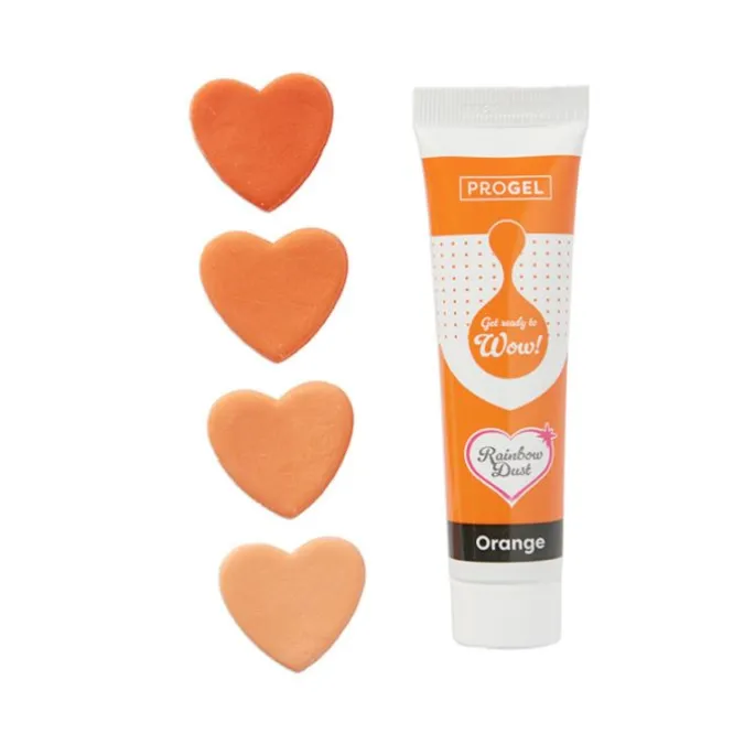 Colorante ProGel naranja 25 g - Rainbow Dust